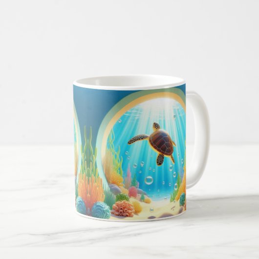 Zee Turtle Sanctuary Mok (Voorkant rechts)