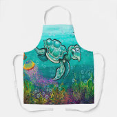 Zee Turtle Schort (Voorkant)