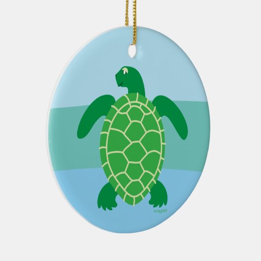 Zee Turtle Season Ornament (Rechts)
