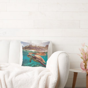 Zee Turtle Series Kussen