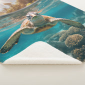 Zee Turtle Series Sherpa Deken (3/4)