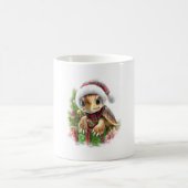 Zee Turtle Shirt Christmas Santa Hat Koffiemok (Center)