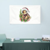 Zee Turtle Shirt Christmas Santa Hat Spandoek (Beurs)