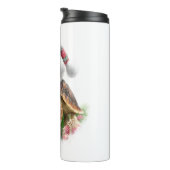 Zee Turtle Shirt Christmas Santa Hat Thermosbeker (Geroteerd rechts)