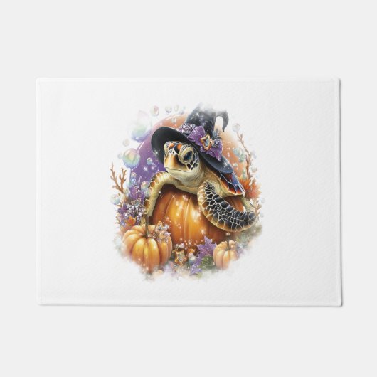 Zee Turtle Shirt Zee Halloween Deurmat (Voorkant)