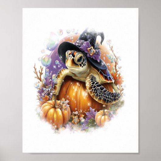 Zee Turtle Shirt Zee Halloween Poster (Voorkant)