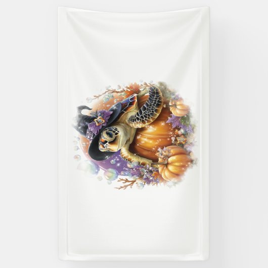 Zee Turtle Shirt Zee Halloween Spandoek (Verticaal)