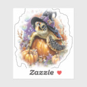 Zee Turtle Shirt Zee Halloween Sticker (Vel)