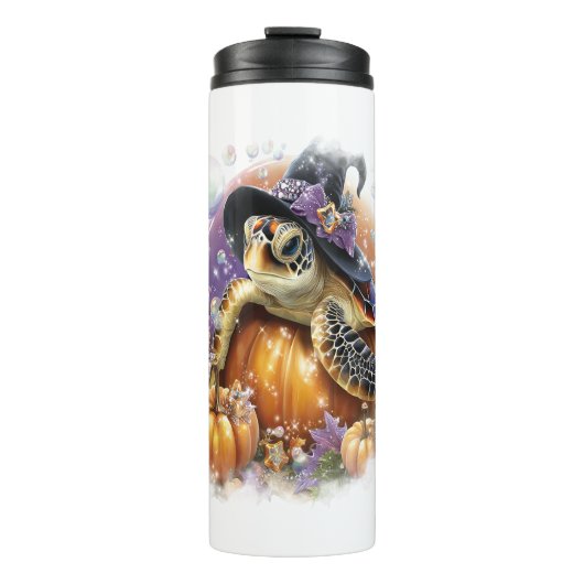 Zee Turtle Shirt Zee Halloween Thermosbeker (Voorkant)