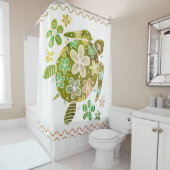 Zee Turtle Shower Curtain Douchegordijn (In situ)