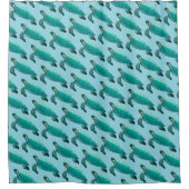 Zee Turtle Shower Curtain Douchegordijn (Voorkant)