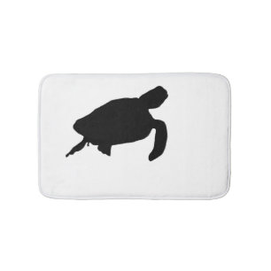 Zee Turtle Silhouette Badmat
