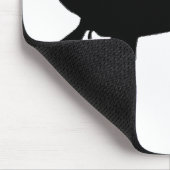 Zee Turtle Silhouette Muismat (Hoek)