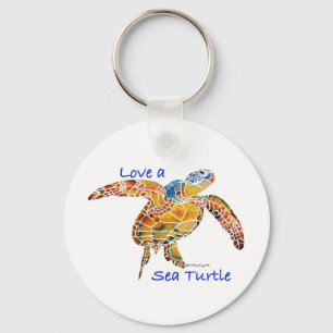 Zee Turtle Sleutelhanger