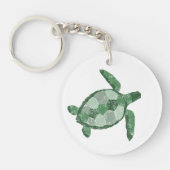 Zee Turtle Sleutelhanger (Voorkant)