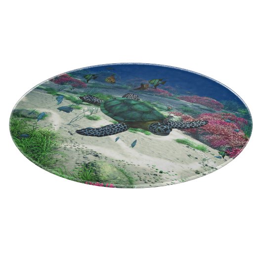 Zee Turtle Snijplank (Hoek)