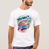 Zee Turtle Splash T-shirt (Voorkant)