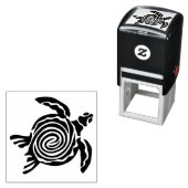 Zee Turtle Stamp Zelfinktende Stempel (In situ)
