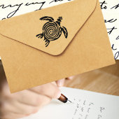 Zee Turtle Stamp Zelfinktende Stempel