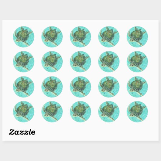 Zee Turtle Sticker (Vel)