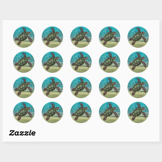 Zee Turtle Sticker (Vel)