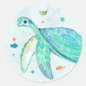 Zee Turtle Stickers | Zee Turtle Verjaardagsfeest (Voorkant)