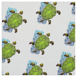 Zee Turtle Stof