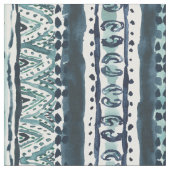 ZEE TURTLE STRIPE Boho Coastal Stof (Close Up)
