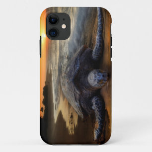 Zee Turtle Sunset Case-Mate iPhone Case