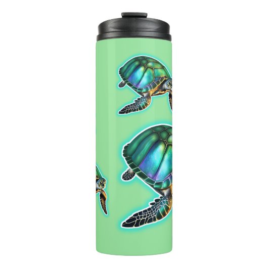 Zee Turtle Thermosbeker (Voorkant)