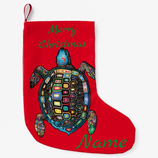 Zee Turtle Thunder_Cove Kleine Kerstsok (Voorkant)