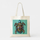 Zee Turtle Thunder_Cove Tote Bag (Achterkant)
