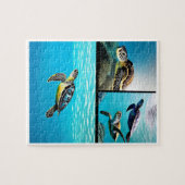 Zee Turtle Time Legpuzzel (Horizontaal)