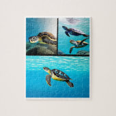 Zee Turtle Time Legpuzzel (Verticaal)