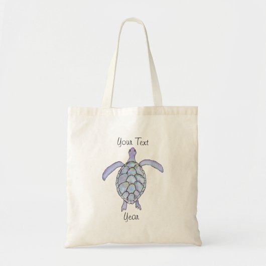 Zee Turtle Tote Bag (Voorkant)