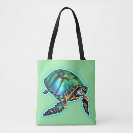 Zee Turtle Tote Bag