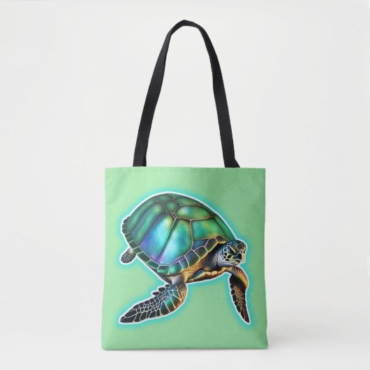 Zee Turtle Tote Bag (Voorkant)