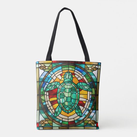 Zee Turtle Tote Bag (Achterkant)