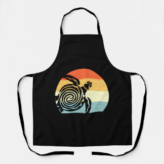 Zee Turtle Tribal Throwback Vakantie Schort