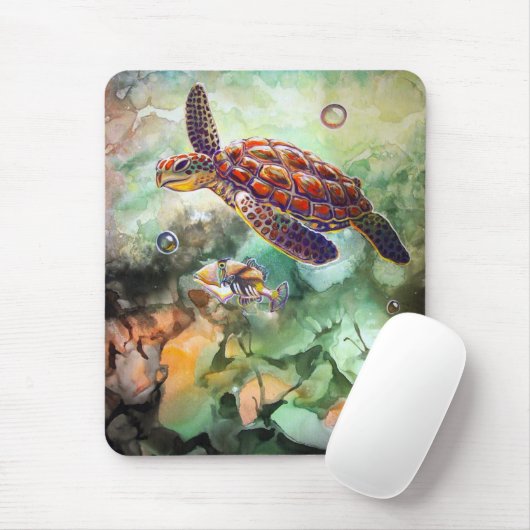 Zee Turtle Trigger Muismat (Met muis)