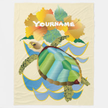  Zee Turtle Tropical Yellow Hibiscus Flowers