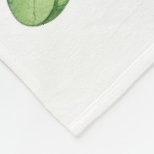 Zee Turtle Turquoise, Peach en Gold Beach House Fleece Deken (Hoek)