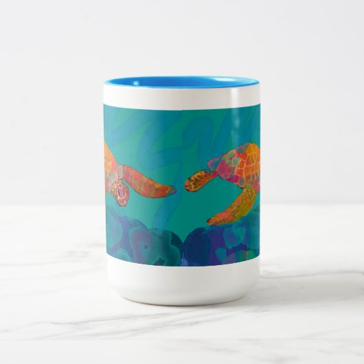 Zee Turtle Two Tone Mok (Center)