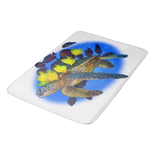 ZEE TURTLE VAN EKLEKTIX BADMAT (Gekanteld)