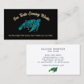 Zee Turtle Visitekaartje (Voorkant / Achterkant)