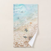 Zee Turtle Voyage Bad Handdoek (Handdoek)