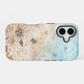 Zee Turtle Voyage iPhone 16 Hoesje (Achterkant horizontaal)