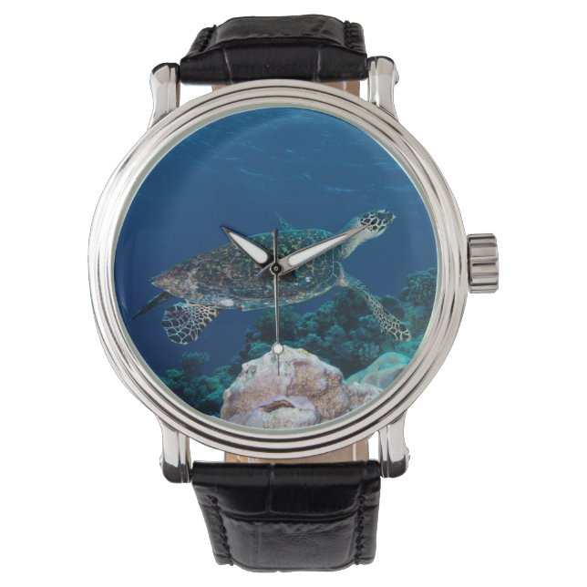 Zee Turtle Watch Horloge (Voorkant)