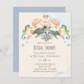 Zee Turtle Wedding Vrijgezellenfeest nodigt uit (Voorkant / Achterkant)