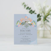 Zee Turtle Wedding Vrijgezellenfeest nodigt uit Briefkaart (Staand voorkant)